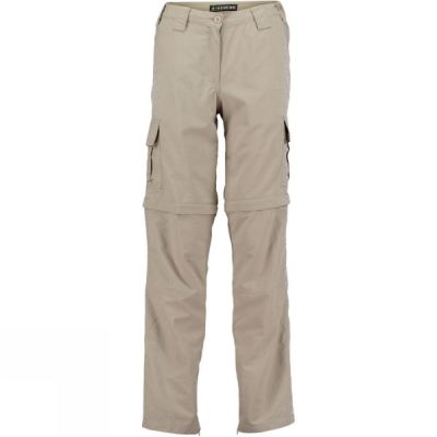 Pantalones Ayacucho Naryn Zip Off Mujer Kaki - Chile QHT254163